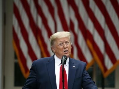 US-Präsident Donald Trump kündigt das Ende der Zusammenarbeit mit der WHO an. Donald Trump