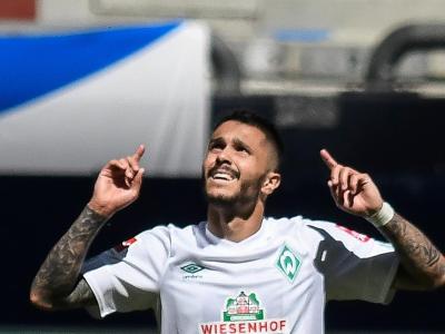 Bremens Leonardo Bittencourt entschied die Partie mit einem starken Distanztor. Matchwinner