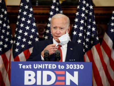 Joe Biden ist bereits als designierter Herausforderer von Amtsinhaber Donald Trump bei der Präsidentenwahl im November gesetzt. Joe Biden