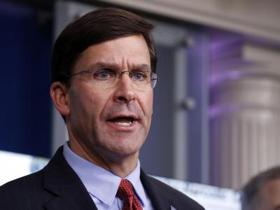 US-Verteidigungsminister Mark Esper: «Rassismus ist eine Realität in Amerika.». Mark Esper