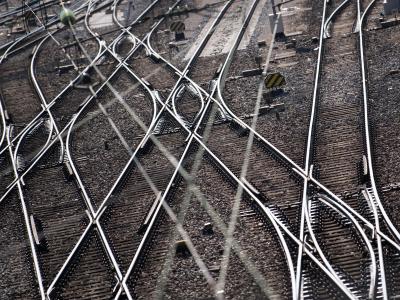 Schienen der Bahn