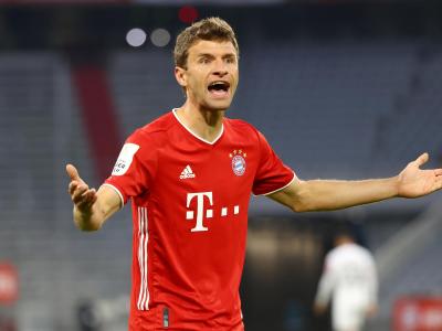 Haderte trotz des Finaleinzugs mit der Bayern-Leistung: Thomas Müller. Thomas Müller