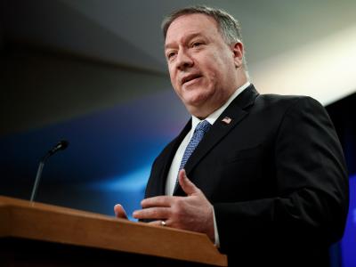US-Außenminister Mike Pompeo will ein Embargo gegen Iran verlängern. Mike Pompeo