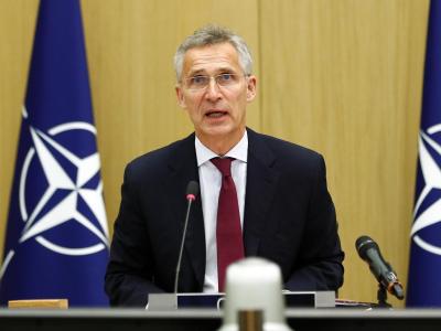 Nato-Generalsekretär Jens Stoltenberg bei einer Videokonferenz am 17. Juni. Jens Stoltenberg