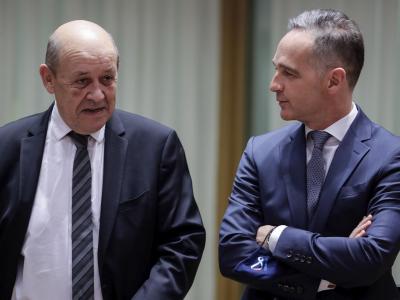 Maas und Le Drian