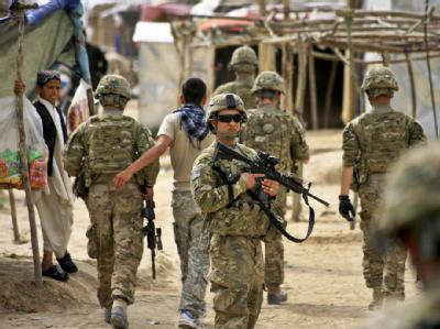 Etwas mehr als 49 000 US-Soldaten halten sich noch im Irak auf. (Archivbild) US-Soldaten