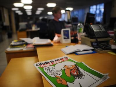 Im November veröffentlichte «Charlie Hebdo» ein Scharia-Sonderheft. Foto: Martin Bureau / Archiv Charlie Hebdo