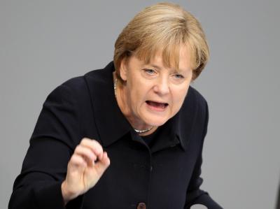 Bundeskanzlerin Merkel: «Deutschlands Zukunft ist untrennbar mit der Zukunft Europas verbunden.» Angela Merkel
