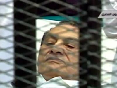 Hinter Gittern: Ägyptens Ex-Präsident Husni Mubarak. Foto: Al Arabyia/Archiv Husni Mubarak