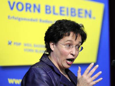 Birgit Homburger gerät parteiintern unter Druck. Homburger