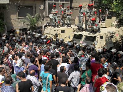 Bereits am 20. August hatten aufgebrachte Ägypter vor der israelischen Botschaft in Kairo protestiert. Protest in Kairo
