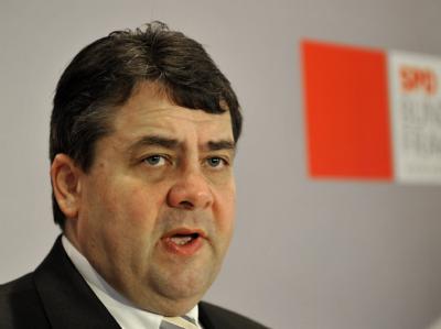 Der Parteivorsitzende der SPD, Sigmar Gabriel. Sigmar Gabriel
