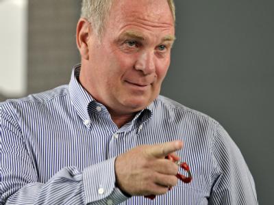 Der amtierende Präsident des FC Bayern München, Uli Hoeneß. Uli Hoeneß