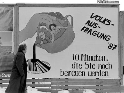 1987 zog die Volkszählung eine Welle von Protesten und Boykottaufrufen nach sich. Volkszählung 1987