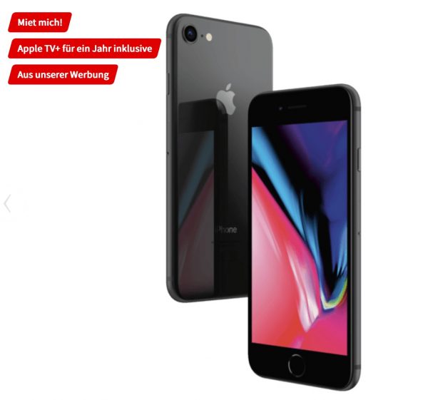 iPhone 8 (64GB) ohne Vertrag für 444 € bei Mediamarkt mit